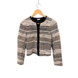 Club Monaco Women’s XS Lorenah Knit Jacket Multi Tweed Sweater Cardigan Casual